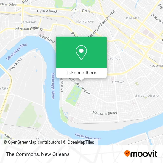 The Commons map