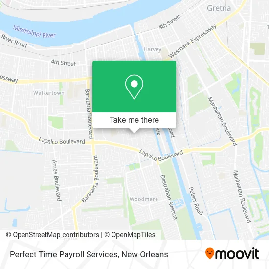 Perfect Time Payroll Services map