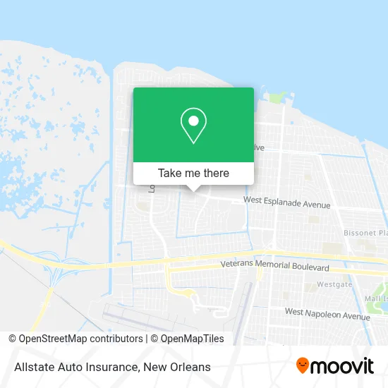 Allstate Auto Insurance map