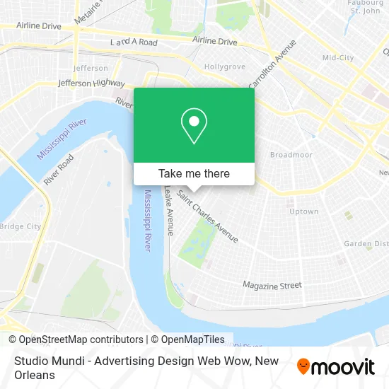 Studio Mundi - Advertising Design Web Wow map