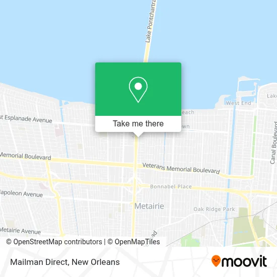 Mailman Direct map