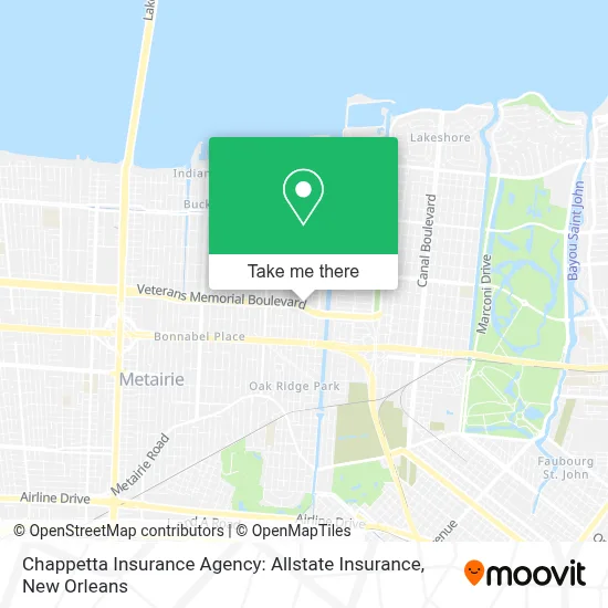 Chappetta Insurance Agency: Allstate Insurance map