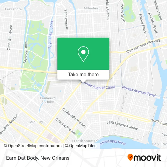 Earn Dat Body map