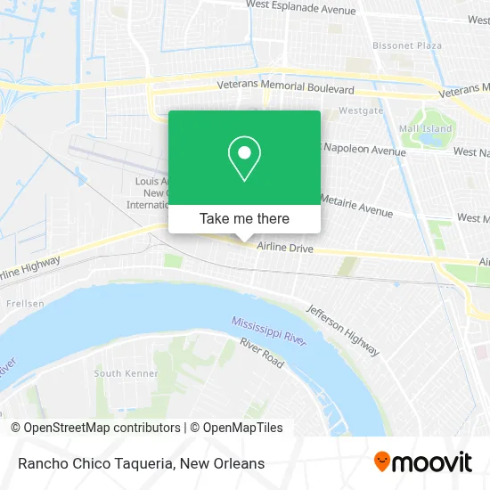 Rancho Chico Taqueria map