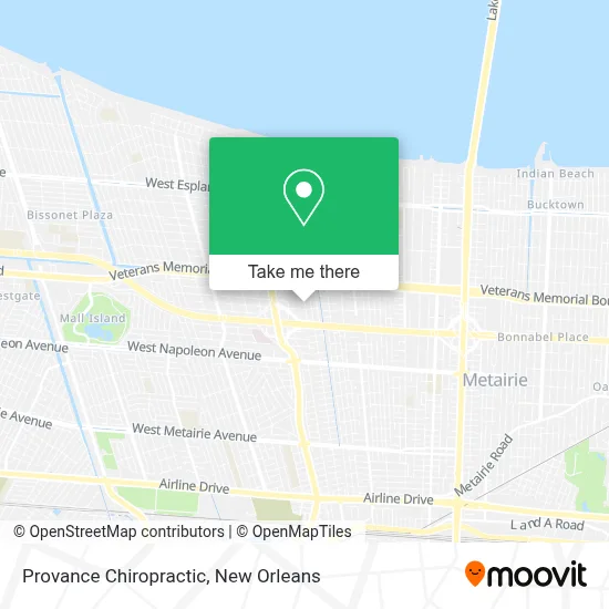 Provance Chiropractic map