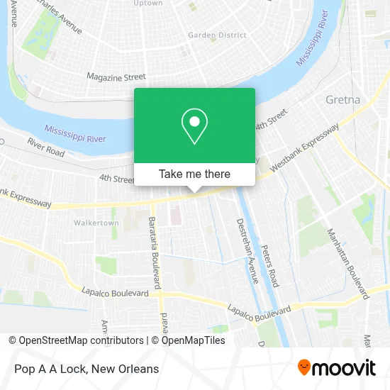 Pop A A Lock map