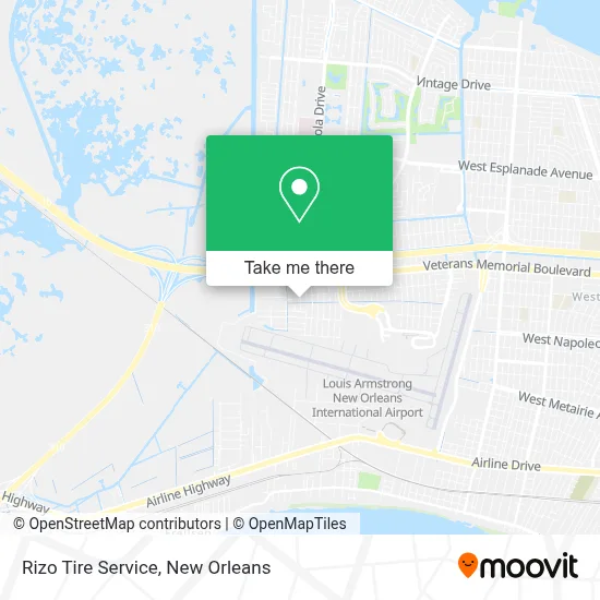 Rizo Tire Service map