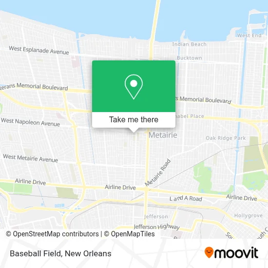 Baseball Field map