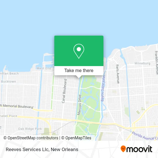 Reeves Services Llc map