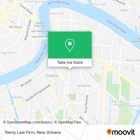 Remy Law Firm map