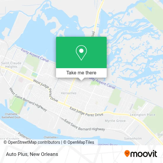 Auto Plus map