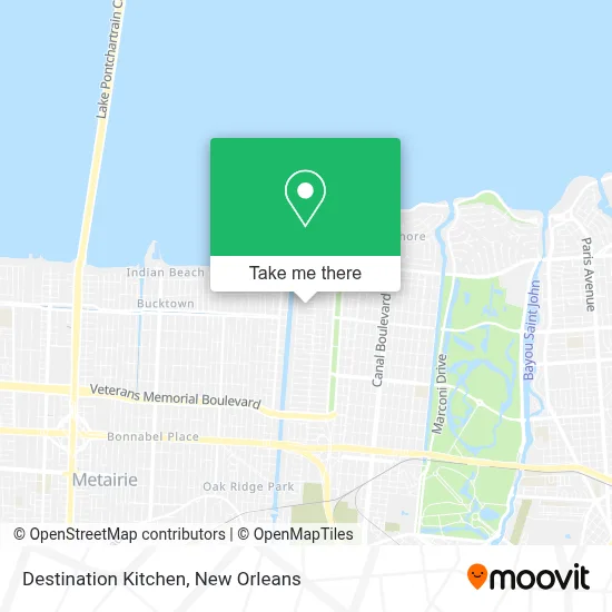 Destination Kitchen map