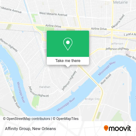 Affinity Group map
