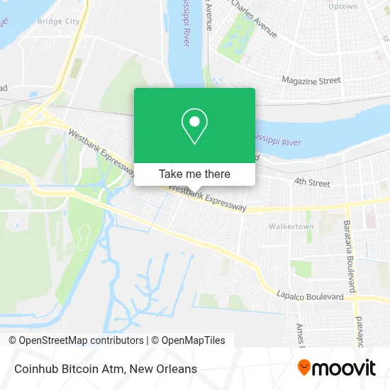 Coinhub Bitcoin Atm map
