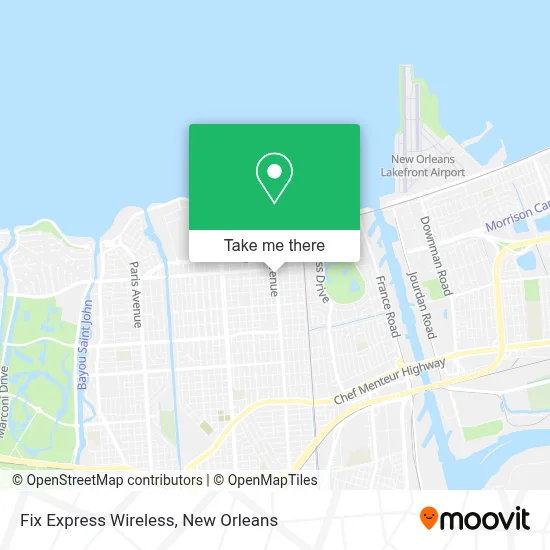 Fix Express Wireless map