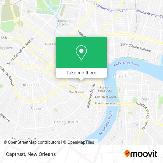 Captrust map