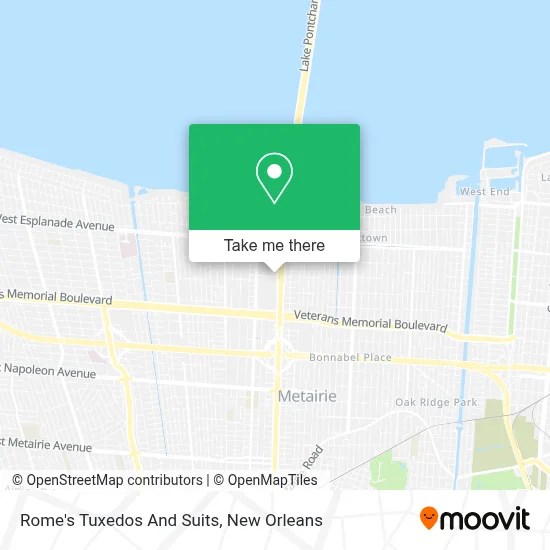 Rome's Tuxedos And Suits map