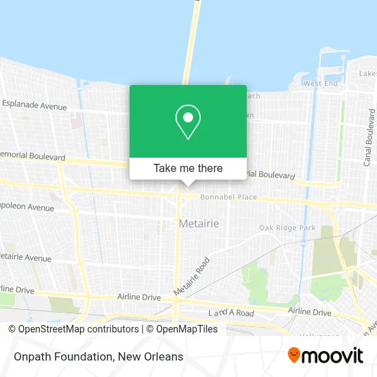 Onpath Foundation map