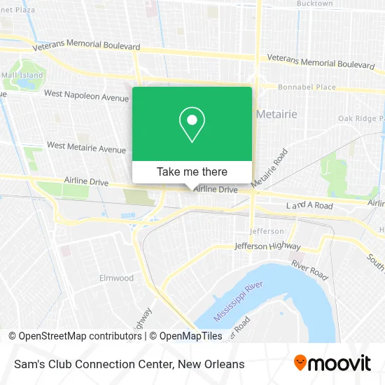 Sam's Club Connection Center map