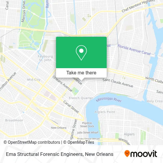 Ema Structural Forensic Engineers map