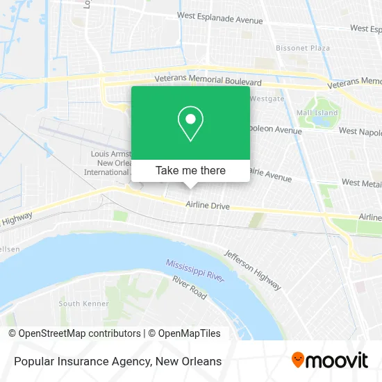 Popular Insurance Agency map