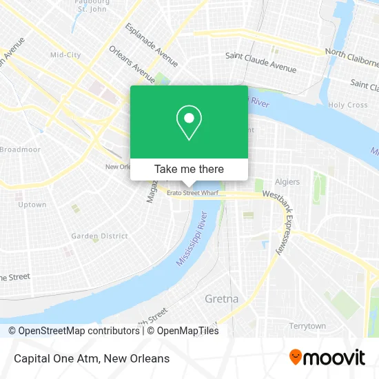 Capital One Atm map