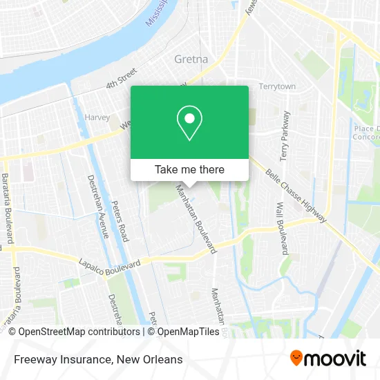 Freeway Insurance map
