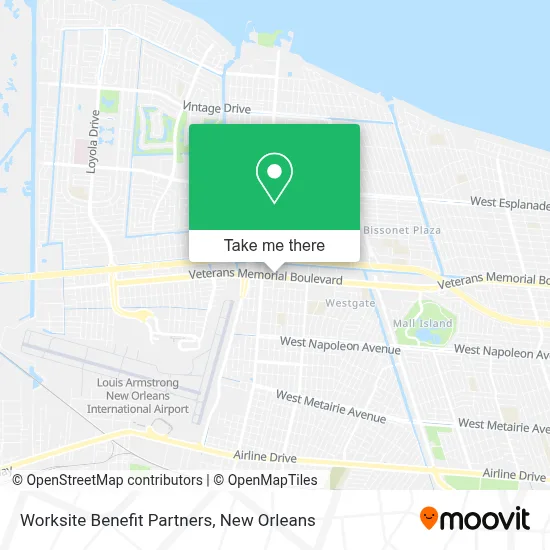 Worksite Benefit Partners map