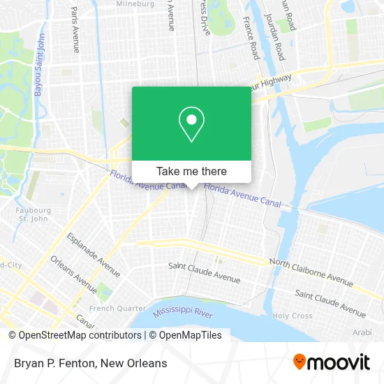 Bryan P. Fenton map