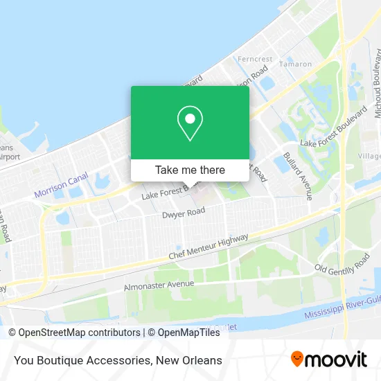 You Boutique Accessories map