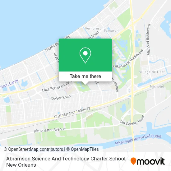 Abramson Science And Technology Charter School map