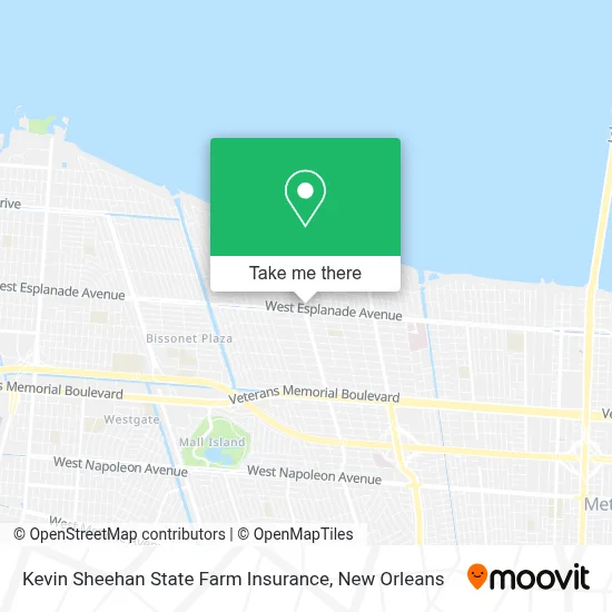 Kevin Sheehan State Farm Insurance map