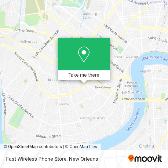 Fast Wireless Phone Store map