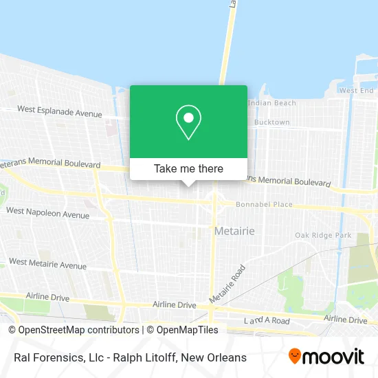 Ral Forensics, Llc - Ralph Litolff map