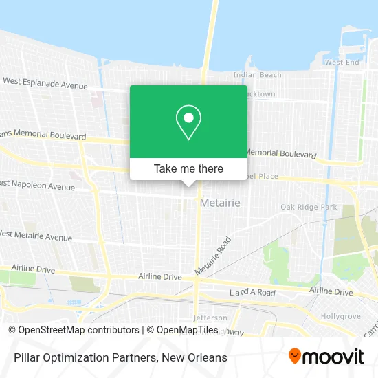Pillar Optimization Partners map