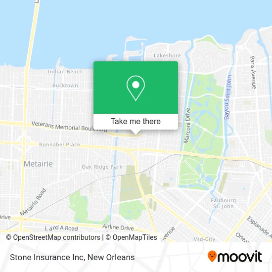 Stone Insurance Inc map