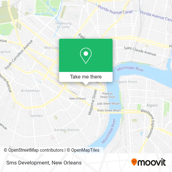 Sms Development map