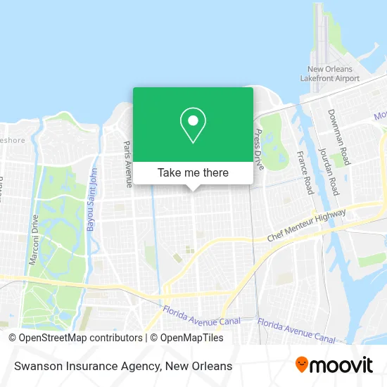 Swanson Insurance Agency map