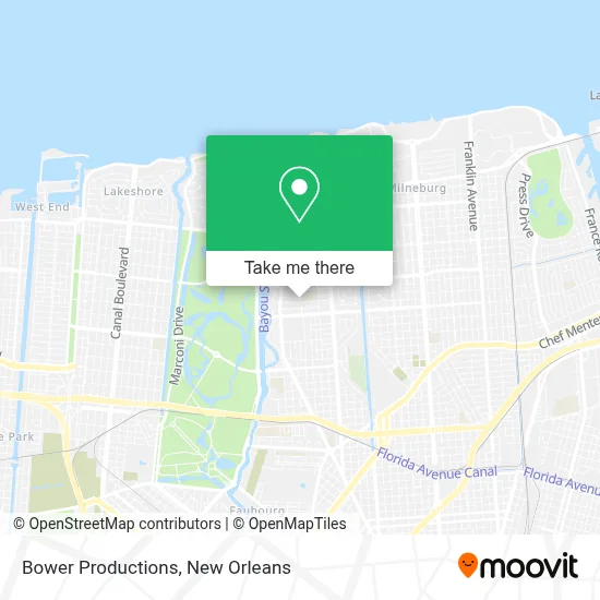 Bower Productions map