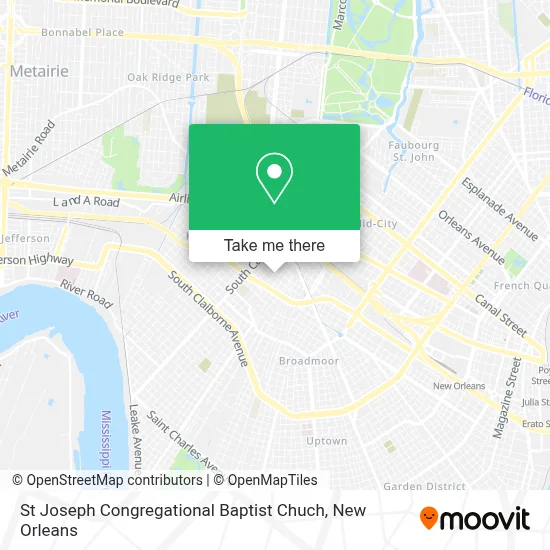 St Joseph Congregational Baptist Chuch map
