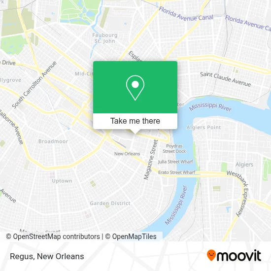Regus map