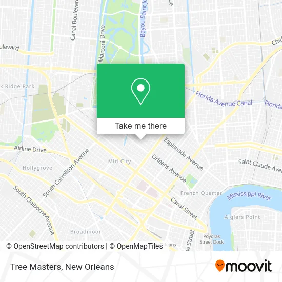 Tree Masters map