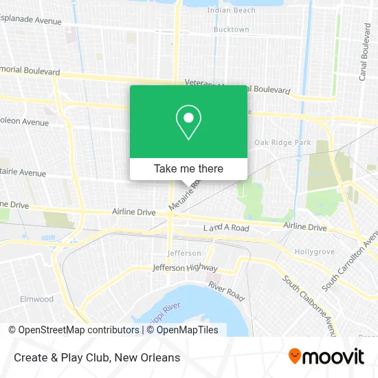 Create & Play Club map