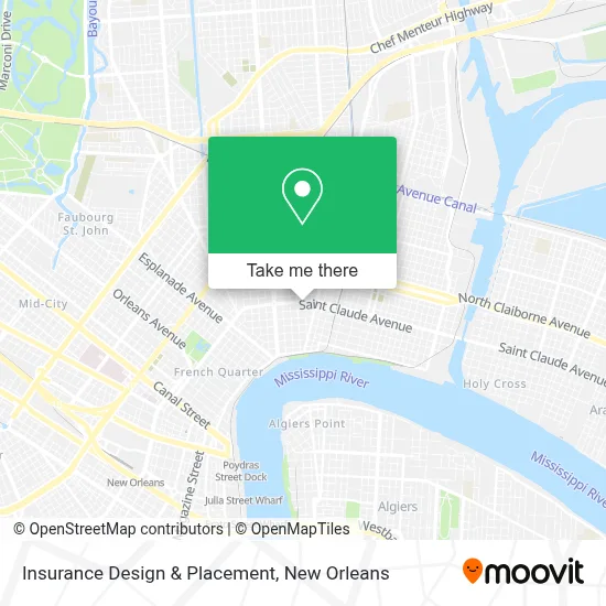 Insurance Design & Placement map