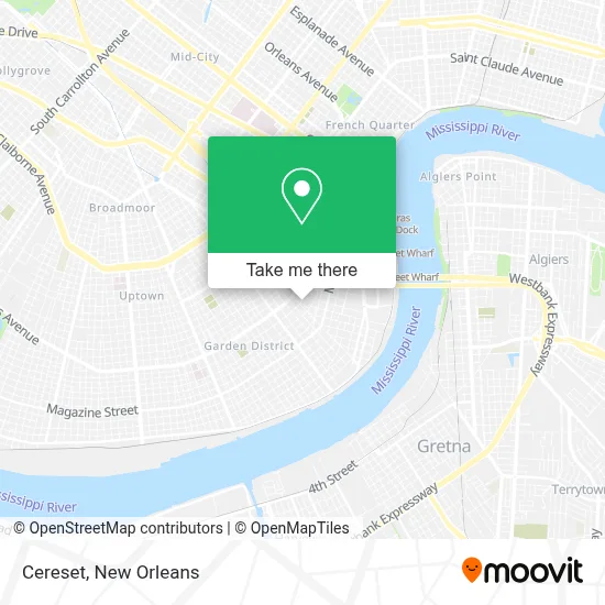 Cereset map