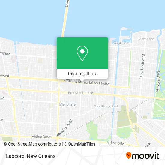 Labcorp map