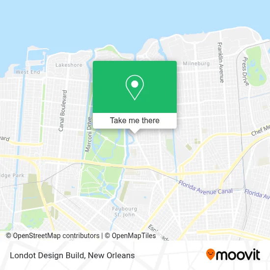 Londot Design Build map