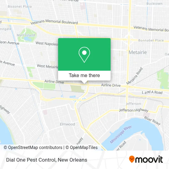 Dial One Pest Control map