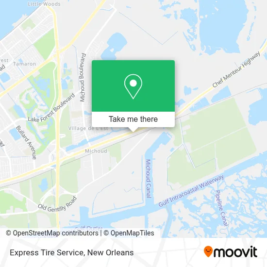 Express Tire Service map