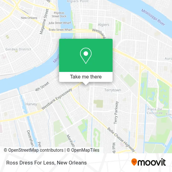 Ross Dress For Less map